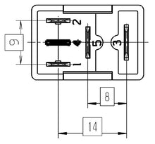 गैलरी व्यूवर में इमेज लोड करें, Hella Relay Micro Iso 5 Pole 12V Spst Res