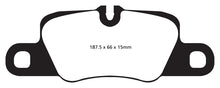 गैलरी व्यूवर में इमेज लोड करें, EBC 12-15 Porsche 911 (991) (Cast Iron Rotor only) 3.8 Carrera S Yellowstuff Rear Brake Pads