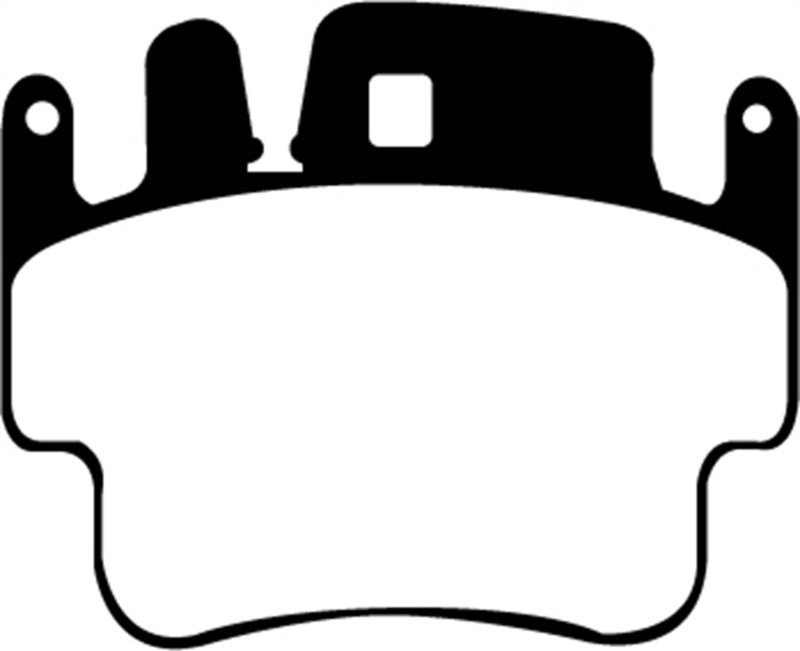 EBC 98-05 Porsche 911 (996) (Cast Iron Rotor only) 3.4 Carrera 2 Redstuff Front Brake Pads - 2to4wheels