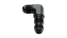 गैलरी व्यूवर में इमेज लोड करें, Vibrant -10AN Bulkhead Adapter 90 Degree Elbow Fitting - Anodized Black Only