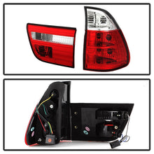 Laden Sie das Bild in den Galerie-Viewer, Spyder BMW E53 X5 00-06 4PCS Euro Style Tail Lights- Red Clear ALT-YD-BE5300-RC