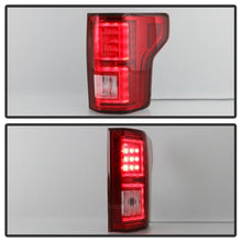 Cargar imagen en el visor de la galería, Spyder 18-19 Ford F-150 (w/Blind Spot Sensor) LED Tail Lights - Red Clear (ALT-YD-FF15018-LED-RC)