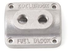 Charger l&#39;image dans la galerie, Edelbrock Fuel Block Dual Carburetor As Cast