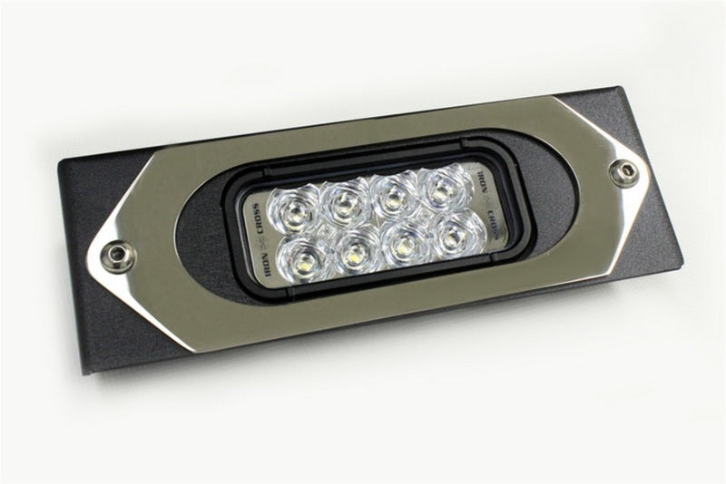 Iron Cross 6in Rectangular Center Light Bracket w/Light