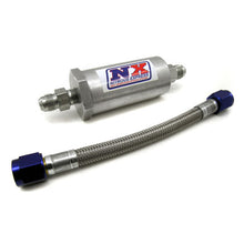 Cargar imagen en el visor de la galería, Nitrous Express 4AN Pure-Flo N2O Filter &amp; 7 Stainless Hose (Lifetime Cleanable)