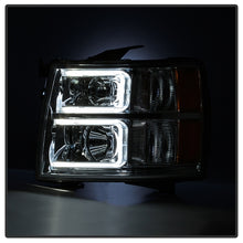 Carica l&#39;immagine nel visualizzatore di Gallery, Xtune Chevy Silverado 1500/2500/3500 07-13 Halo Projector Headlights Chrome PRO-JH-CS07-LED-C