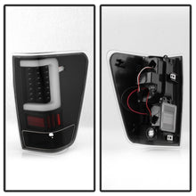 गैलरी व्यूवर में इमेज लोड करें, xTune 04-15 Nissan Titan Light Bar LED Tail Lights - Black (ALT-ON-NTI04-LBLED-BK)