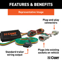 गैलरी व्यूवर में इमेज लोड करें, Curt 00-02 GMC Savana 2500 Custom Wiring Harness (4-Way Flat Output)