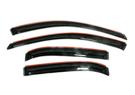 Rampage 2007-2018 Jeep Wrangler(JK) Unlimited In-Channel Ventvisor - Smoke