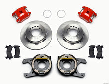 गैलरी व्यूवर में इमेज लोड करें, Wilwood D154 P/S Park Brake Kit Red Chevy 12 Bolt 2.75in Off w/ C-Clips