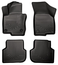 Laden Sie das Bild in den Galerie-Viewer, Husky Liners 2011 Volkswagen Jetta (Sedan) WeatherBeater Combo Black Floor Liners