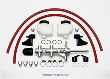 Charger l&#39;image dans la galerie, Wilwood Tandem Remote Master Cylinder - 7/8in Bore Ball Burnished
