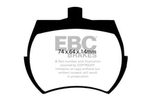 Carica l&#39;immagine nel visualizzatore di Gallery, EBC 62-71 Austin-Healey Sprite (Steel Wheels) Ultimax2 Front Brake Pads