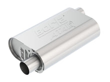 Carica l&#39;immagine nel visualizzatore di Gallery, Borla CrateMuffler Stock SBC 283/327/350 ATAK 2.25in Offset/Offset 14inx4.35inx9in Oval Muffler
