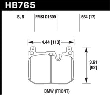 Cargar imagen en el visor de la galería, Hawk 2017 BMW 440i/M2-4 Black HP Plus Front Brake Pads