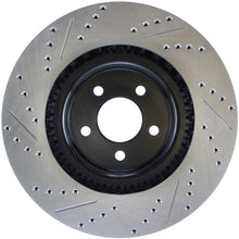 Carica l&#39;immagine nel visualizzatore di Gallery, StopTech Slotted &amp; Drilled Sport Brake Rotor