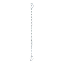 Load image into Gallery viewer, Curt 48in Safety Chain w/2 S-Hooks (7000lbs Clear Zinc)