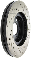 Charger l&#39;image dans la galerie, StopTech 03-09 Chrysler PTCruiser Tur / 03-05 Dodge Neon SRT-4 Front Right Slotted &amp; Drilled Rotor