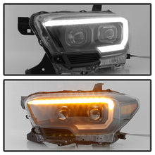 Carica l&#39;immagine nel visualizzatore di Gallery, xTune 16-18 Toyota Tacoma SR/SR5 DRL Proj Headlights w/Turn Signal - Blk (PRO-JH-TTA16-SR-BK)
