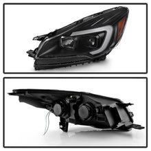 Charger l&#39;image dans la galerie, xTune 13-16 Ford Escape LED Light Bar Halogen Projector Headlights - Black (PRO-JH-FESCA13-LB-BK)