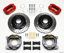 Charger l&#39;image dans la galerie, Wilwood Dynapro Low-Profile 11.00in P-Brake Kit Drill-Red Impala 59-64 / Corvette 57-62