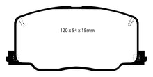 Carica l&#39;immagine nel visualizzatore di Gallery, EBC 90-91 Lexus ES250 2.5 Yellowstuff Front Brake Pads