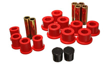 गैलरी व्यूवर में इमेज लोड करें, Energy Suspension Rear Spring Bushing Set - Red