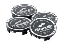 Carica l&#39;immagine nel visualizzatore di Gallery, fifteen52 Super Touring (Chicane/Podium) Center Cap Set of Four - Black/Chrome