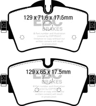 Laden Sie das Bild in den Galerie-Viewer, EBC 14+ Mini Hardtop 2.0 Turbo Cooper S Redstuff Front Brake Pads
