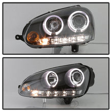 गैलरी व्यूवर में इमेज लोड करें, Spyder Volkswagen GTI 06-09/Jetta 06-09 Halogen Model Only - LED Halo DRL Black PRO-YD-VG06-HL-BK