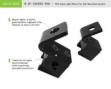 Load image into Gallery viewer, DV8 Offroad Pod Style Light Mount For DV8 Off Road Rail Mount System