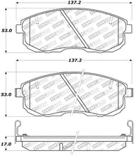 Carica l&#39;immagine nel visualizzatore di Gallery, StopTech Street Touring 02-05 350z / 03-04 G35 / 03-05 G35X Front Brake Pads