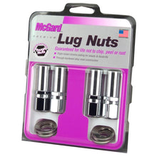 Laden Sie das Bild in den Galerie-Viewer, McGard Hex Lug Nut (Drag Racing X-Long Shank) 1/2-20 / 13/16 Hex / 2.475in. Length (4-Pack) - Chrome