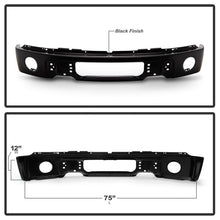 गैलरी व्यूवर में इमेज लोड करें, Spyder Ford F150 09-14 w/Fog Light Hole Front Bumper - Black (OEM # 9L3Z17757DPTM)