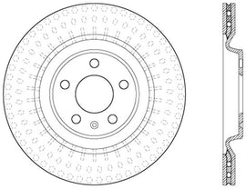 StopTech 12 Audi S4 Rear Left Drilled Rotor