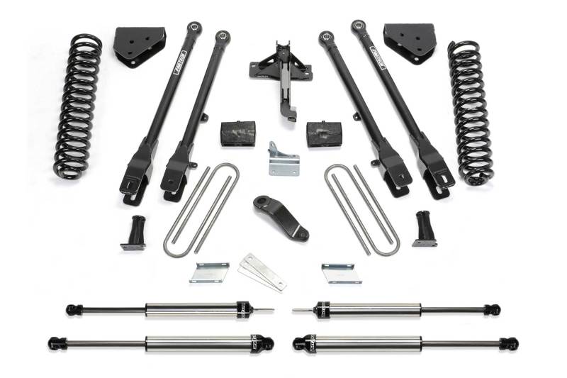 Fabtech 08-15 Ford F250 4WD 6in 4 Link System w/DL Shocks