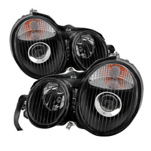 Cargar imagen en el visor de la galería, Xtune Mercedes Benz W210 E-Class 96-99 Projector Headlights Black PRO-CL-MW21095-BK