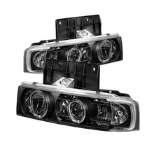 Laden Sie das Bild in den Galerie-Viewer, Spyder Chevy Astro 95-05/GMC Safari 95-05 Projector Headlights LED Halo Black PRO-YD-CA95-HL-BK