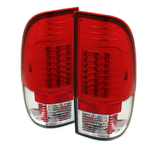 गैलरी व्यूवर में इमेज लोड करें, Spyder Ford Super Duty 08-15 Version 2 LED Tail Lights Red Clear ALT-YD-FS07-LED-G2-RC