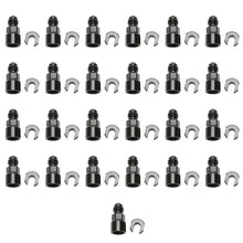 Carica l&#39;immagine nel visualizzatore di Gallery, Russell Performance -6 AN Male to 3/8in SAE Quick-Disc Female EFI Adapter Fitting(Bulk Qty 25)-Black