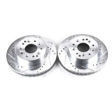 Carica l&#39;immagine nel visualizzatore di Gallery, Power Stop 1969 Chevrolet Camaro Front or Rear Evolution Drilled &amp; Slotted Rotors - Pair
