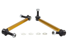 गैलरी व्यूवर में इमेज लोड करें, Whiteline 05+ Mustang Coupe 8cyl (Inc Shelby GT/ GT500) Front Swaybar Link Kit H/Duty Adj Steel Ball