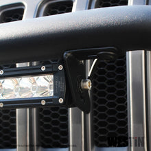 Laden Sie das Bild in den Galerie-Viewer, Westin 07-18 Jeep Wrangler JK / 18-22 Jeep Wrangler JL WJ2 LED Brackets - Tex. Blk