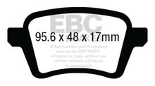 गैलरी व्यूवर में इमेज लोड करें, EBC 13+ Fiat 500L 1.4 Turbo Ultimax2 Rear Brake Pads