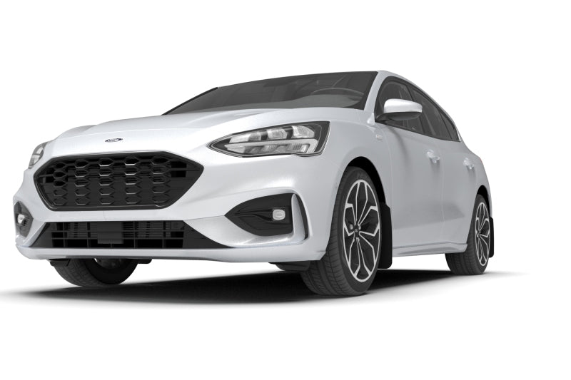 Rally Armor 2019-21 Ford Focus ST Mk4 Hatch Black Mud Flap w/ Red Logo