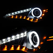 गैलरी व्यूवर में इमेज लोड करें, Spyder Scion FRS 12-14 Projector Headlights CCFL Halo DRL LED Black PRO-YD-SFRS12-CCFL-BK