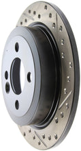 Charger l&#39;image dans la galerie, StopTech 07-09 Mini Coooper/Cooper S Slotted &amp; Drilled Left Rear Rotor
