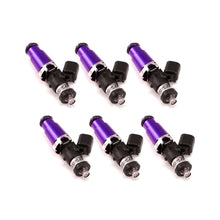 Carica l'immagine nel visualizzatore di Gallery, Injector Dynamics 1700cc Injectors - 60mm Length - 14mm Purple Top - Denso Lower Cushion (Set of 6)