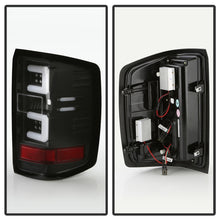 Laden Sie das Bild in den Galerie-Viewer, Spyder Chevy 1500 14-16 Light Bar LED Tail Lights All Blk ALT-YD-CS14-LBLED-BKV2
