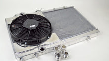 Load image into Gallery viewer, CSF 01-07 Mitsubishi Evo 7/8/9 Full Size Slim Radiator w/12in Fan &amp; Shroud/-16AN &amp; Slip-On Fittings